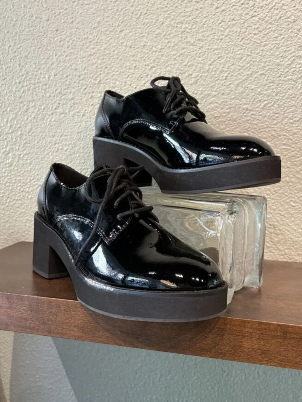 Eileen Fisher Judd Oxford Black Patent